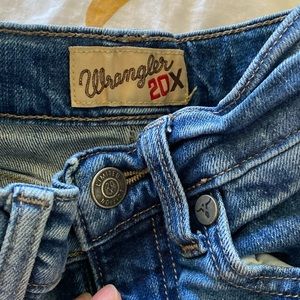 Boys Wrangler 20X jeans. Size 5 slim, gently used.